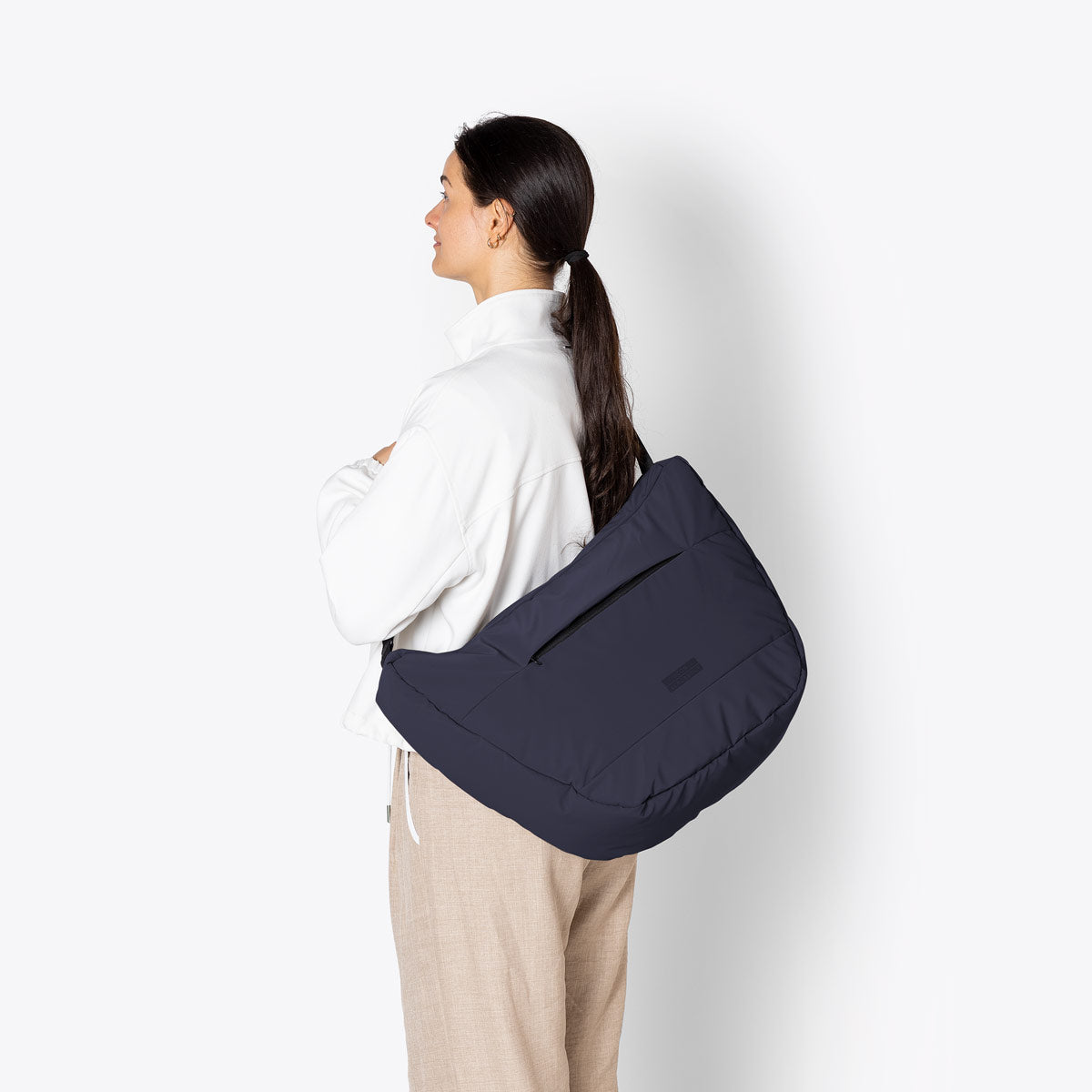 Adam Half-Moon Bag - Dark Navy / Medium