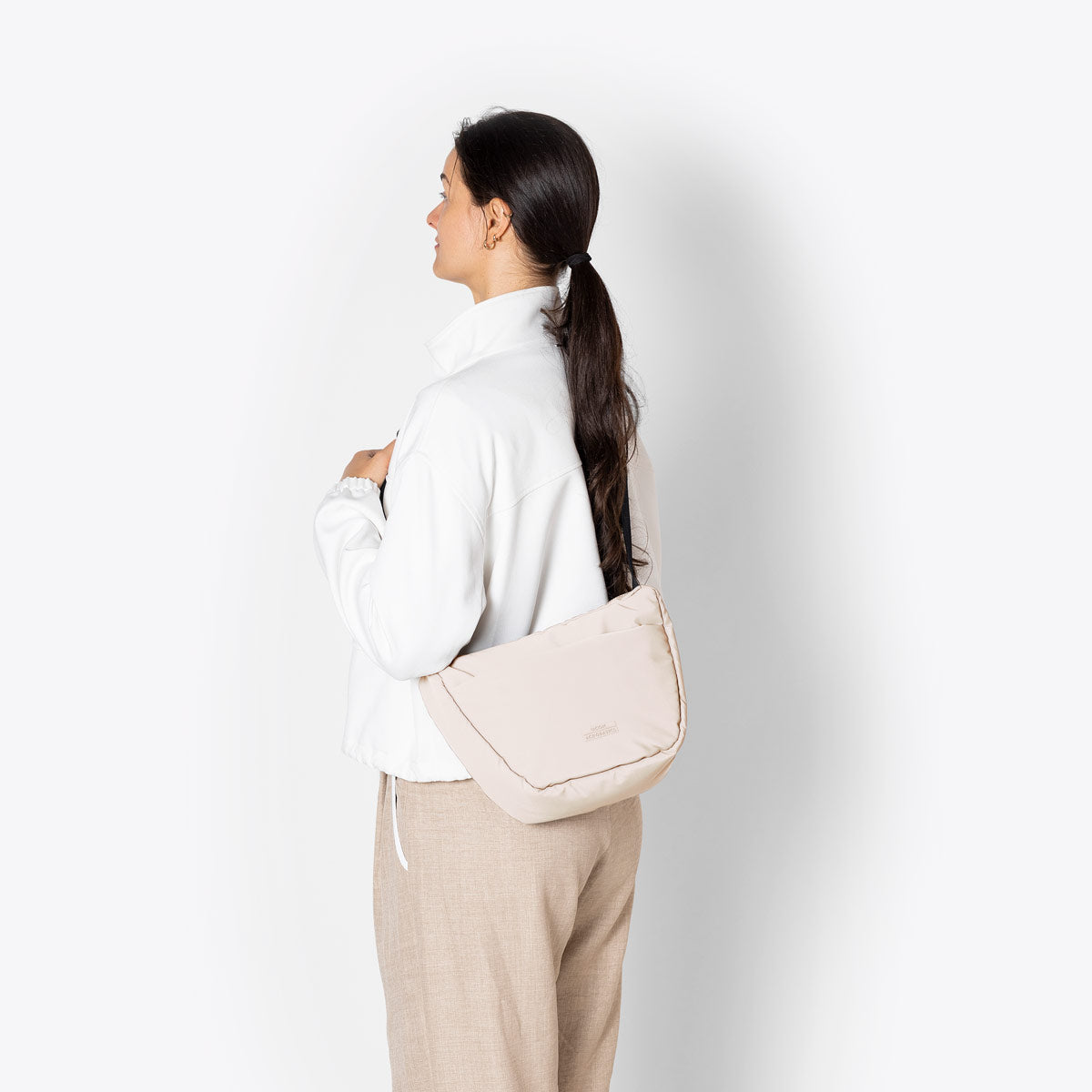 Adam Half-Moon Bag - Light Apricot / Mini