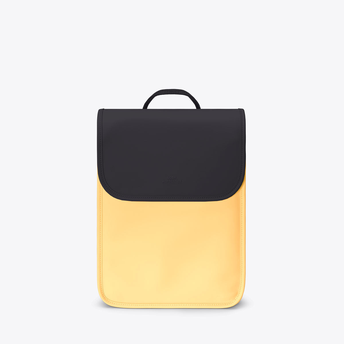 Adina Flap-Top Backpack - Black - Lemon