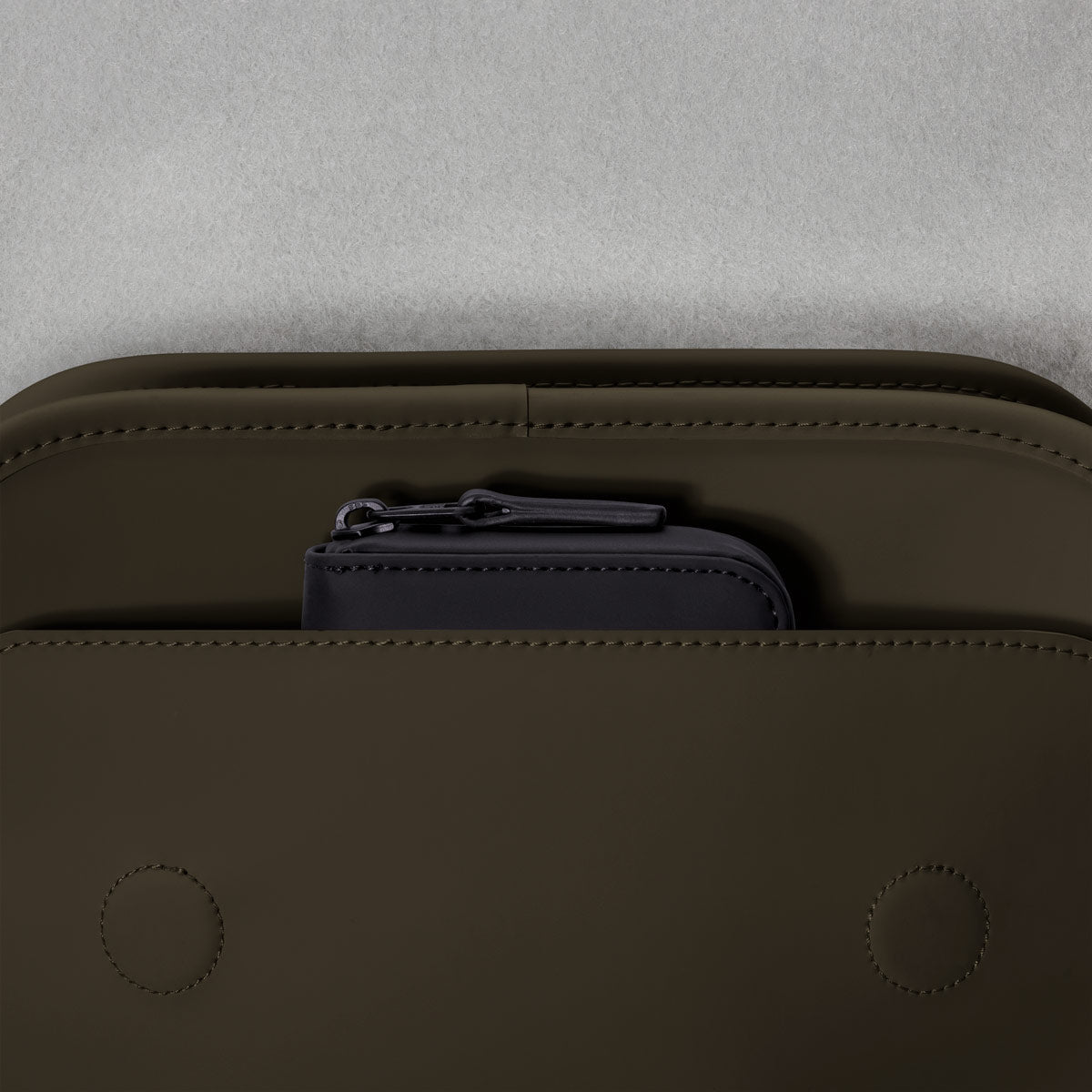 Adina Flap-Top Backpack - Glacier Grey - Olive