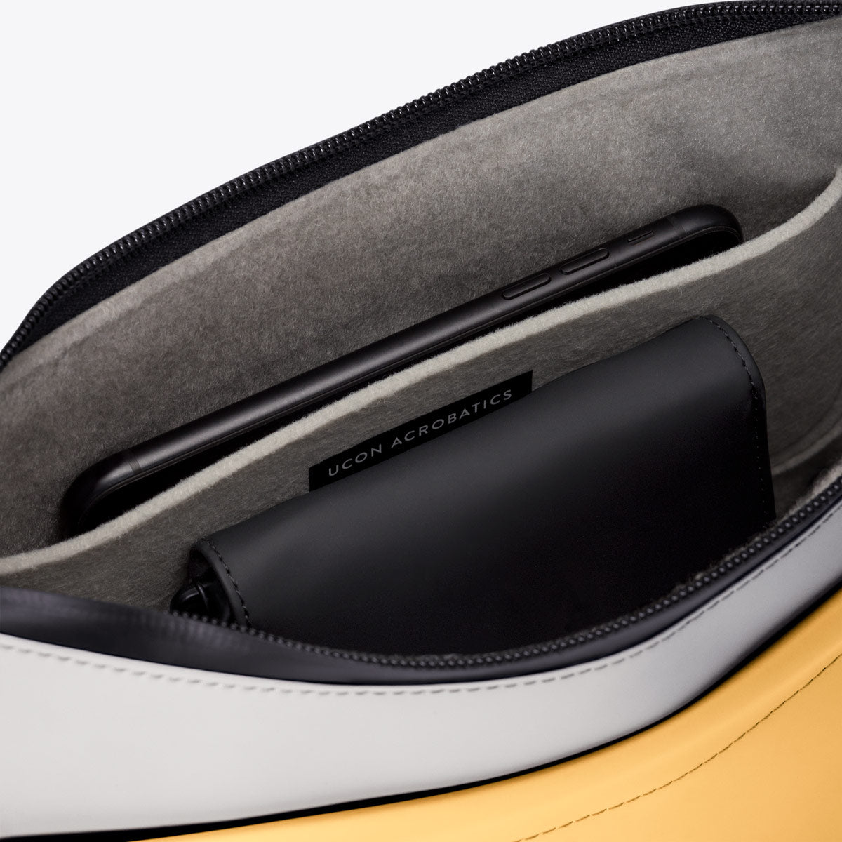 Alva Bag - Glacier Grey - Lemon
