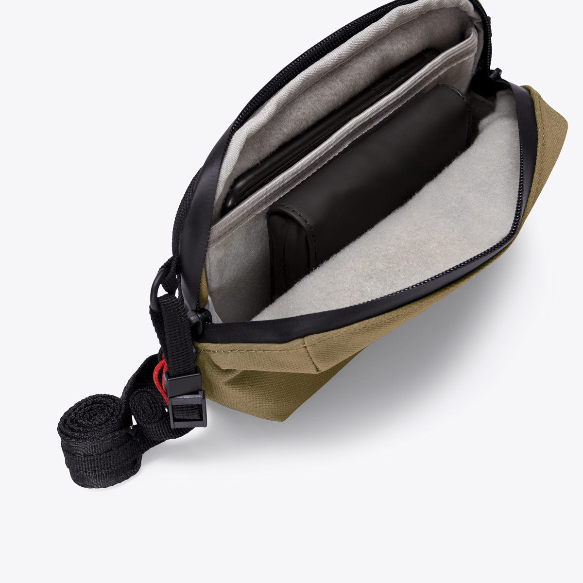 Ando Crossbody Bag - Olive Reflective / Medium