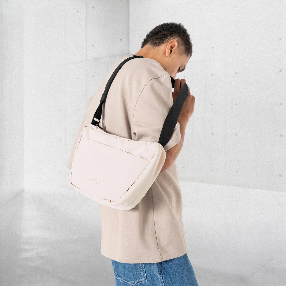 Adam Half-Moon Bag - Light Apricot / Mini