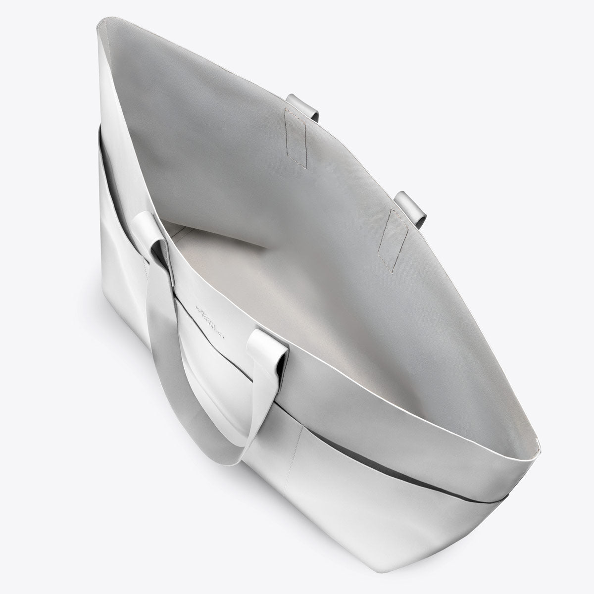 Emilia Tote Bag - Silver Metallic