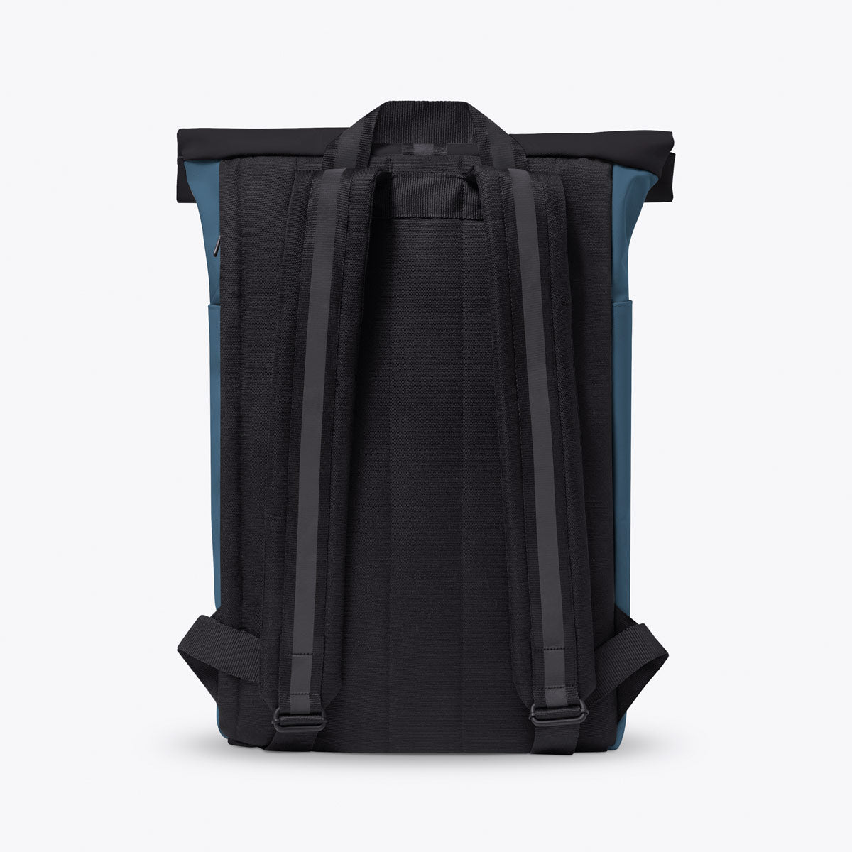 Hajo Roll-Top Backpack - Petrol - Black / Medium