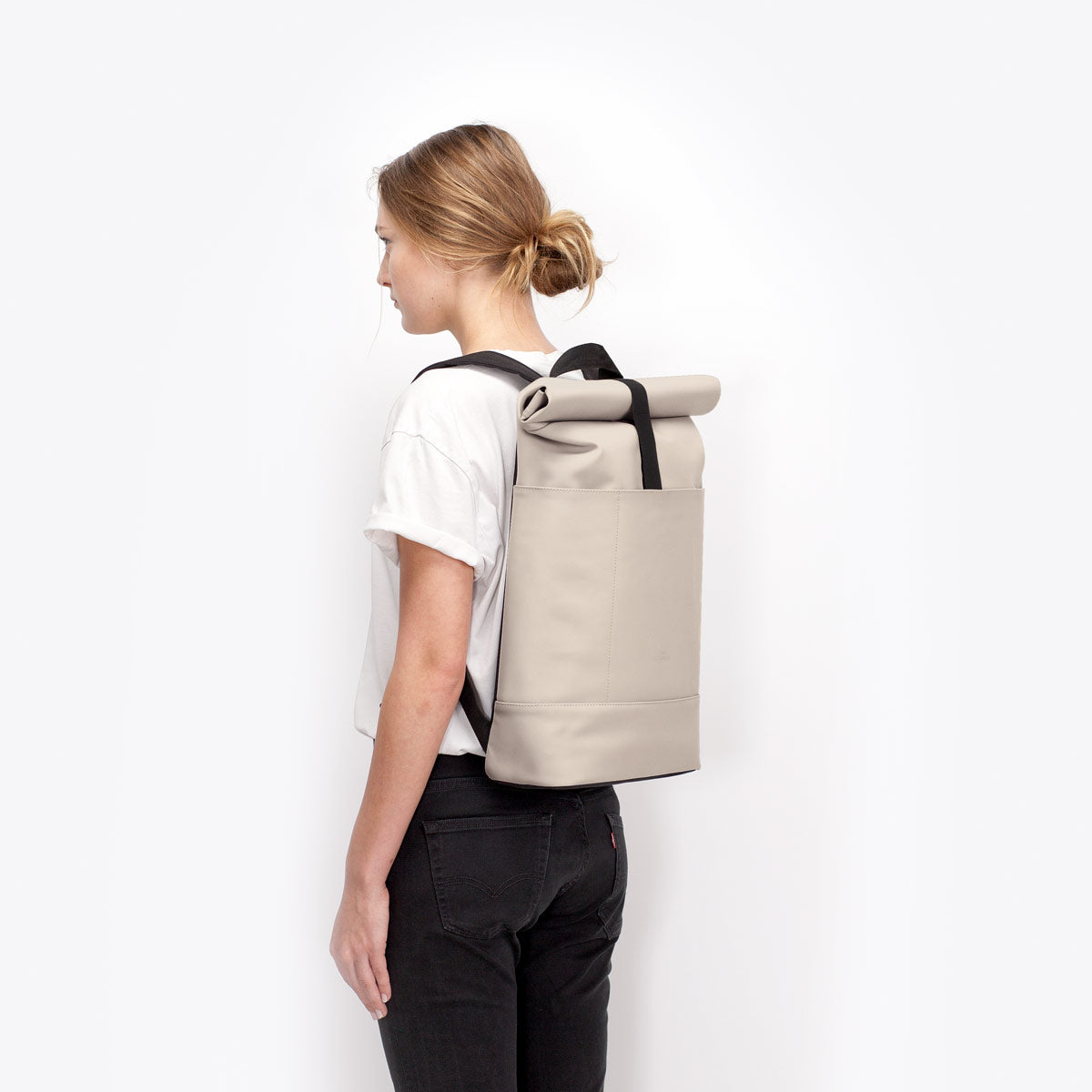 Hajo Roll-Top Backpack - Light Sand / Medium