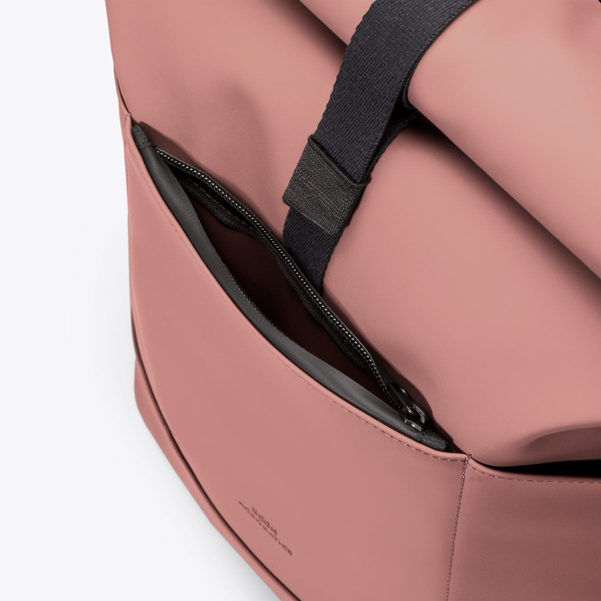 Hajo Roll-Top Pannier Backpack - Dark Rose / Medium