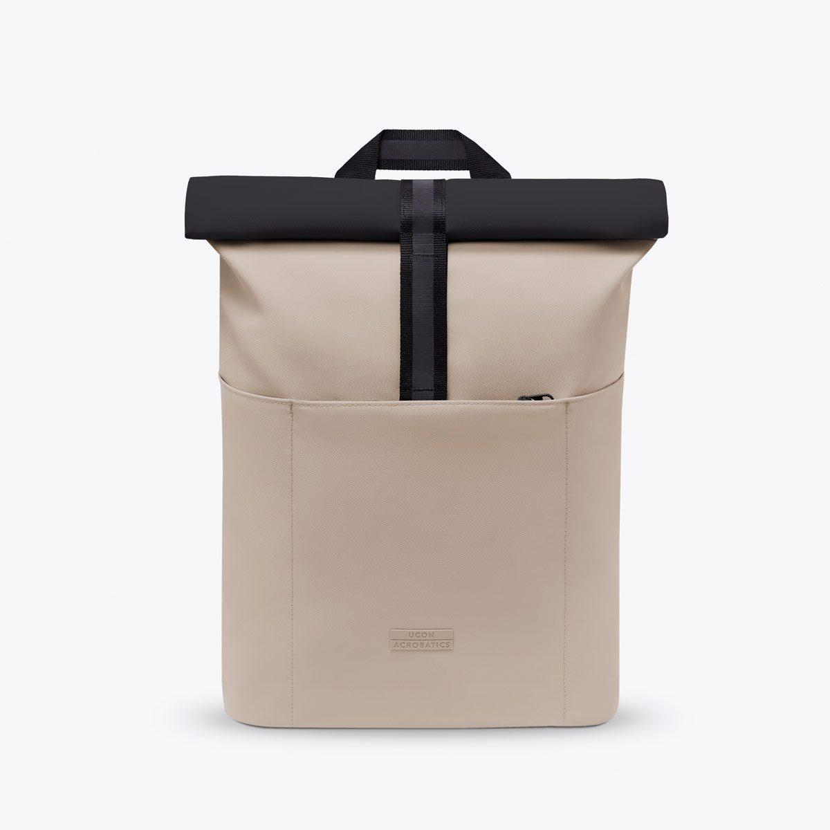Hajo Roll-Top Backpack - Sand - Black / Mini