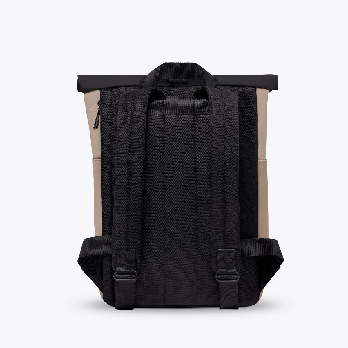 Hajo Roll-Top Backpack - Sand - Black / Mini