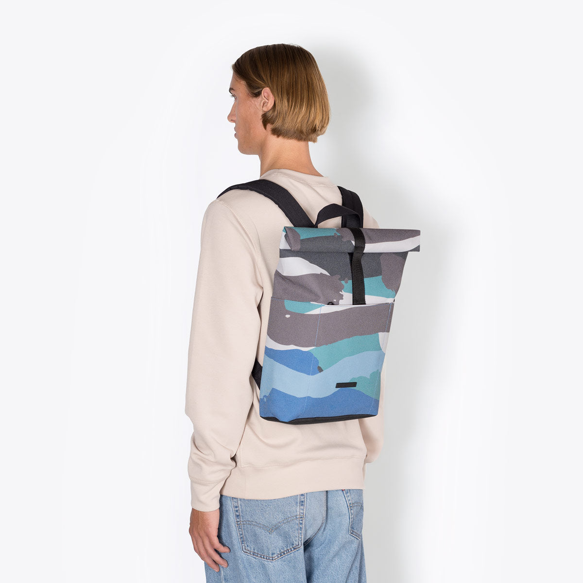 Hajo Roll-Top Backpack - We are out of Office Artwork / All