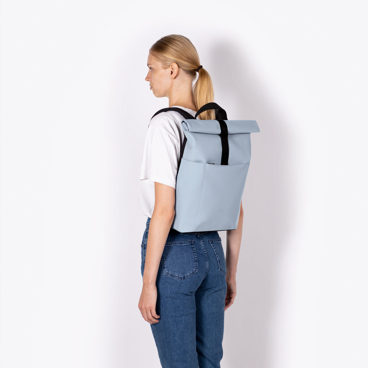 Hajo Roll-Top Backpack - Fog Blue / Mini