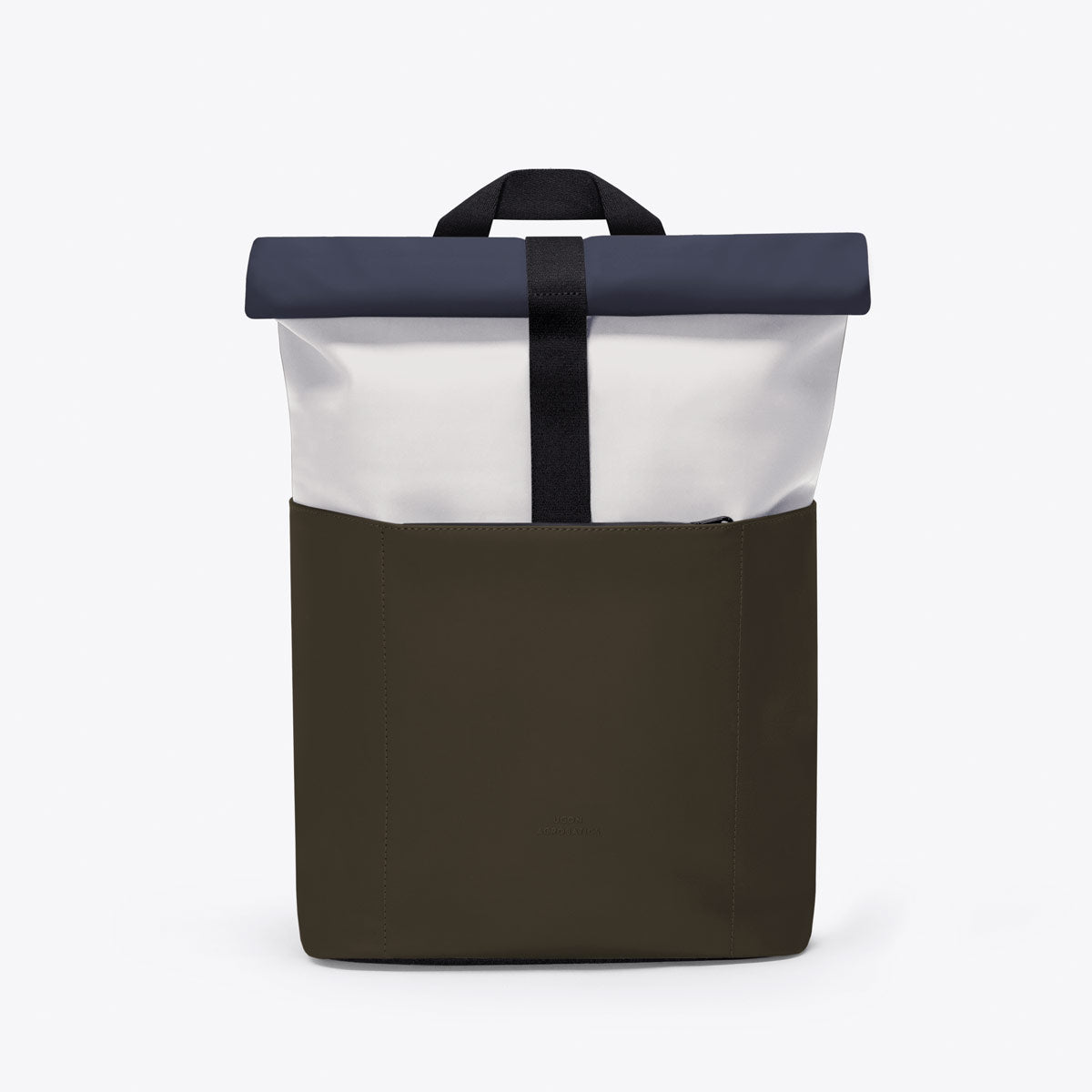 Hajo Roll-Top Backpack - Glacier Grey - Olive / Mini