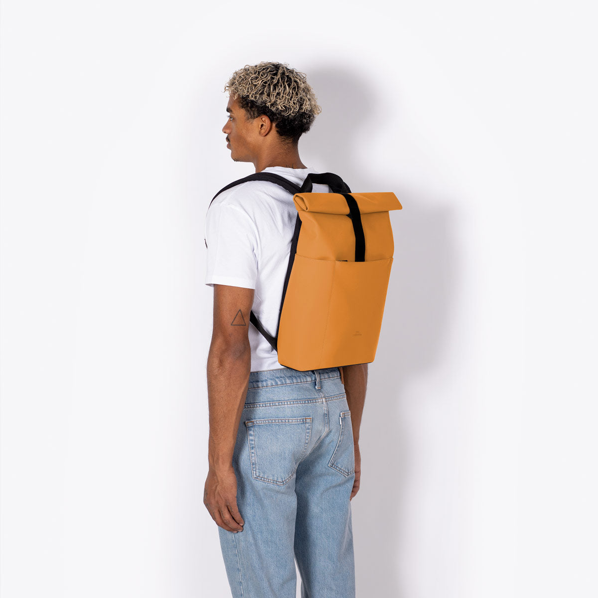 Hajo Roll-Top Backpack - Honey Mustard / Mini