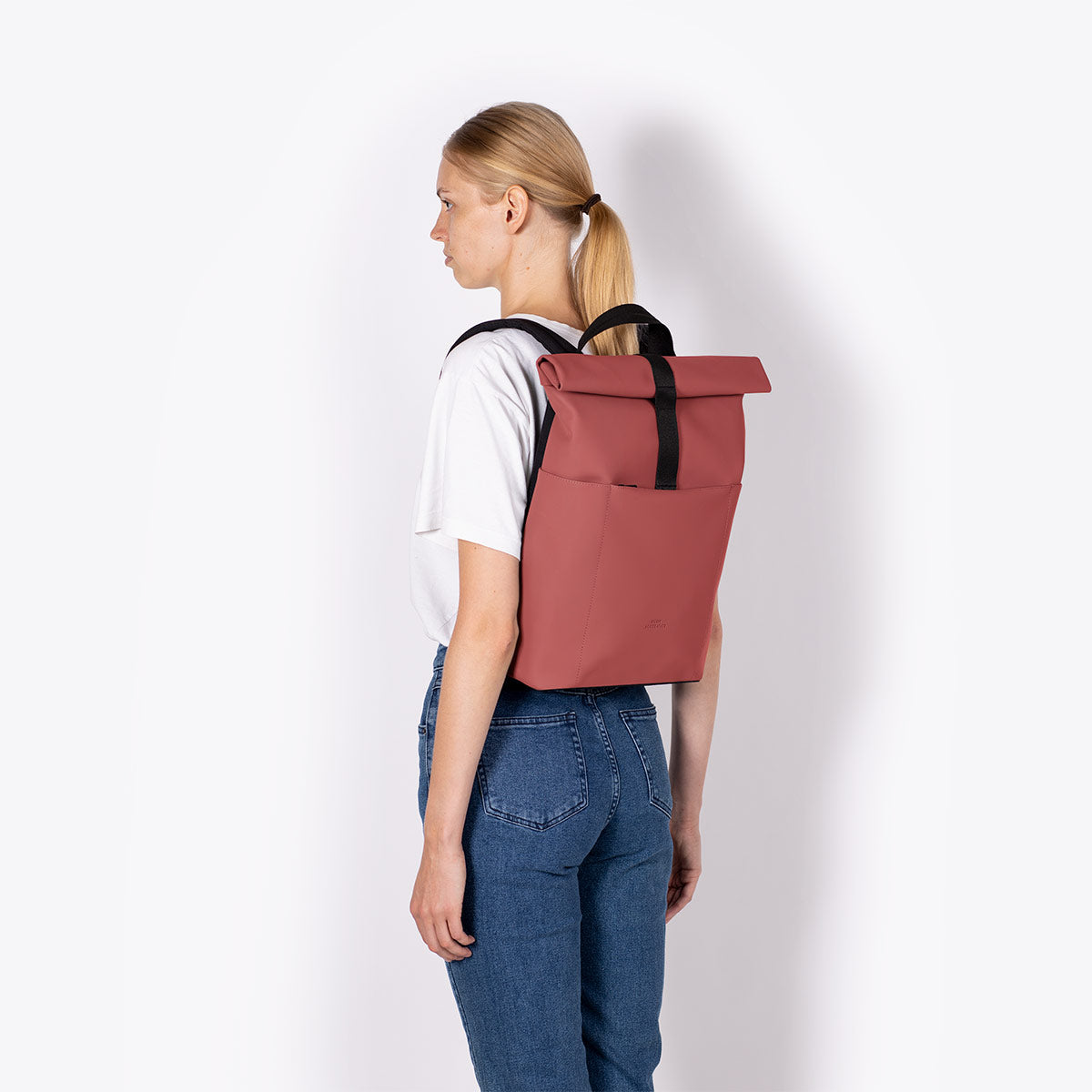 Hajo Roll-Top Backpack - Hibiscus / Mini