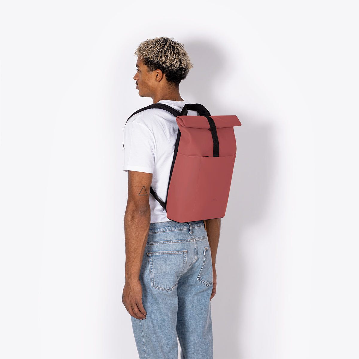 Hajo Roll-Top Backpack - Hibiscus / Mini
