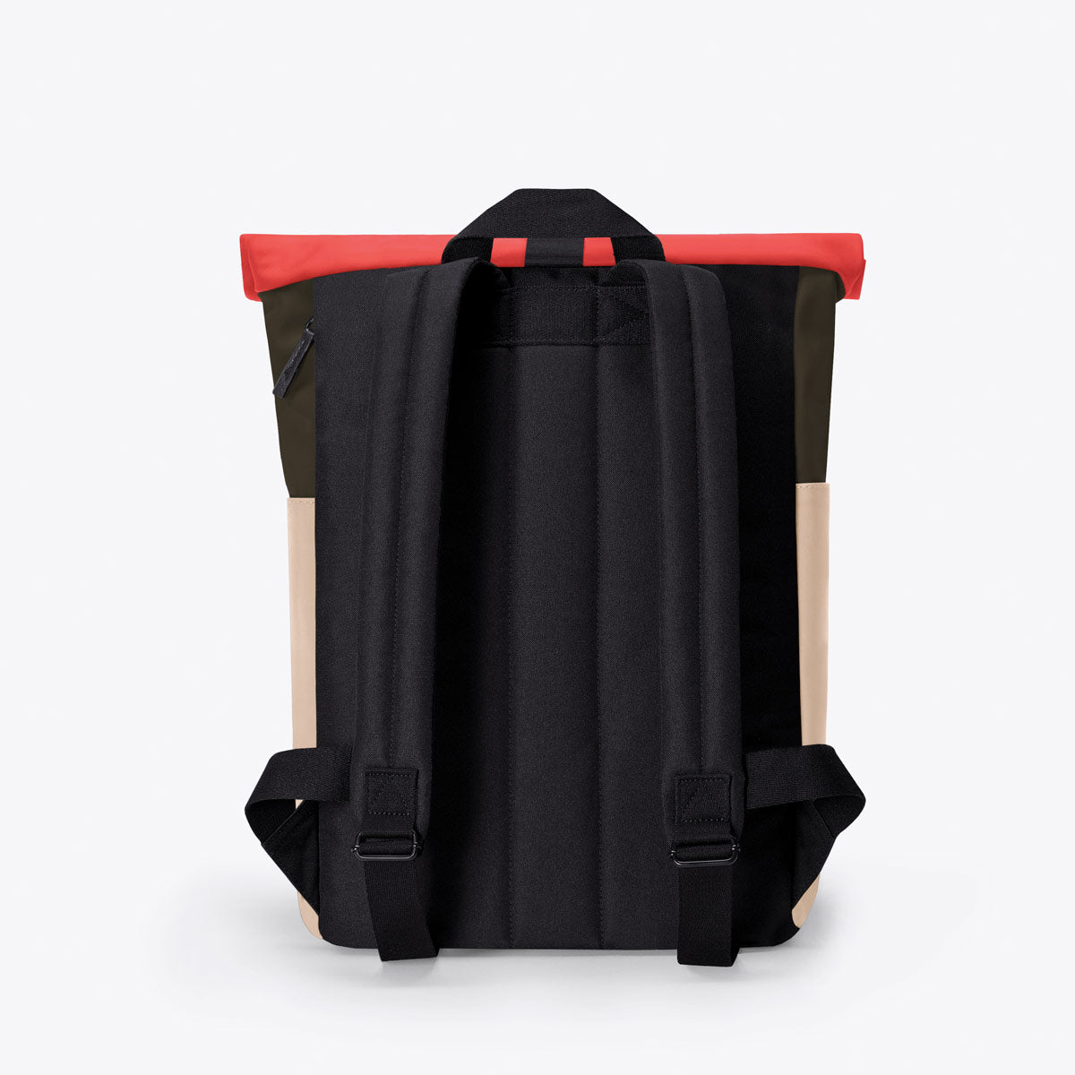 Hajo Roll-Top Backpack - Olive - Light Almond / Mini