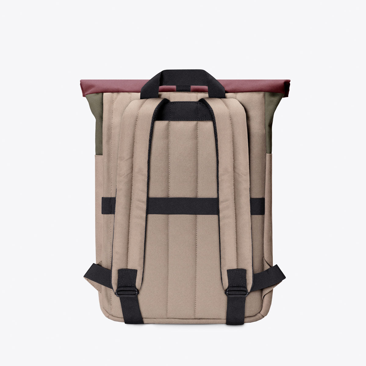 Hajo Roll-Top Backpack - Olive - Dark Sand / Mini
