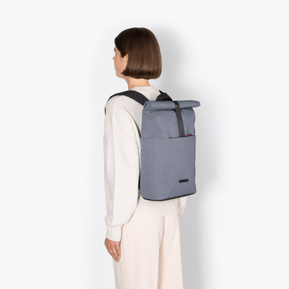 Hajo Roll-Top Backpack - Ocean Blue Reflective / Mini