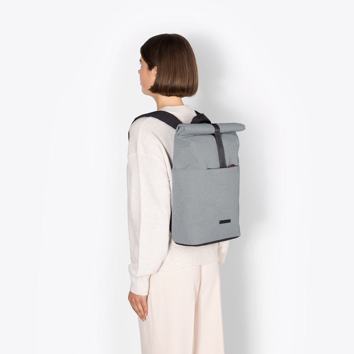 Hajo Roll-Top Backpack - Pigeon Blue Reflective / Mini