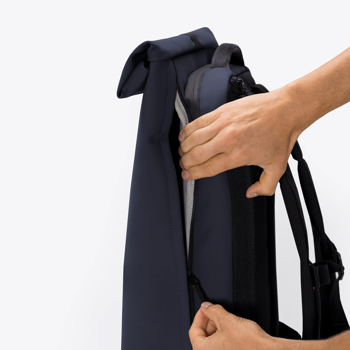 Hajo Pro Roll-Top Backpack - Dark Navy