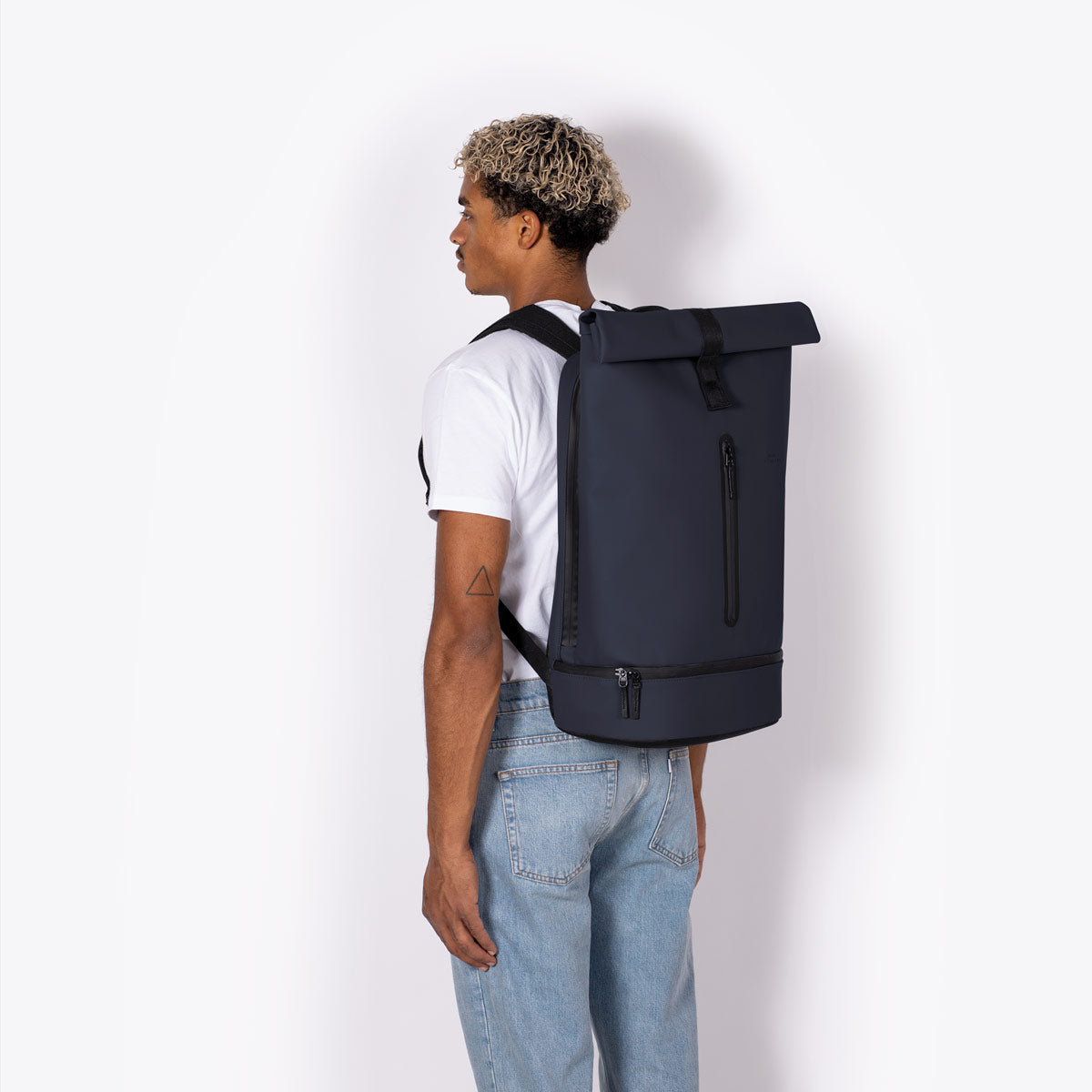 Hajo Pro Roll-Top Backpack - Dark Navy