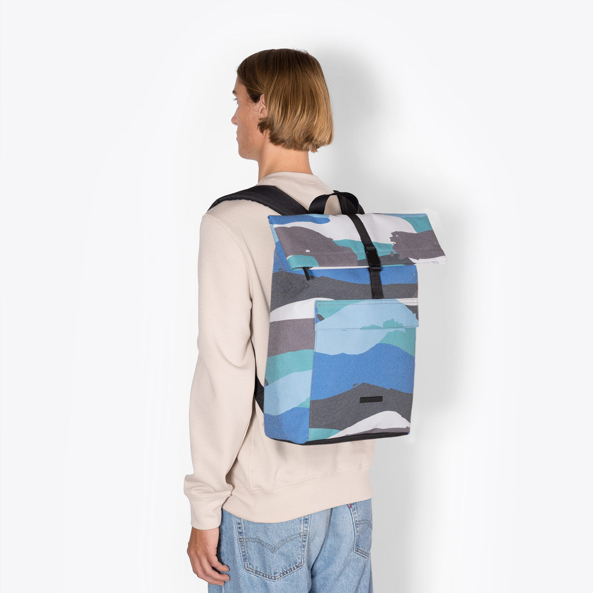 Jannik Roll-Top Backpack - We are out of Office Artwork / All