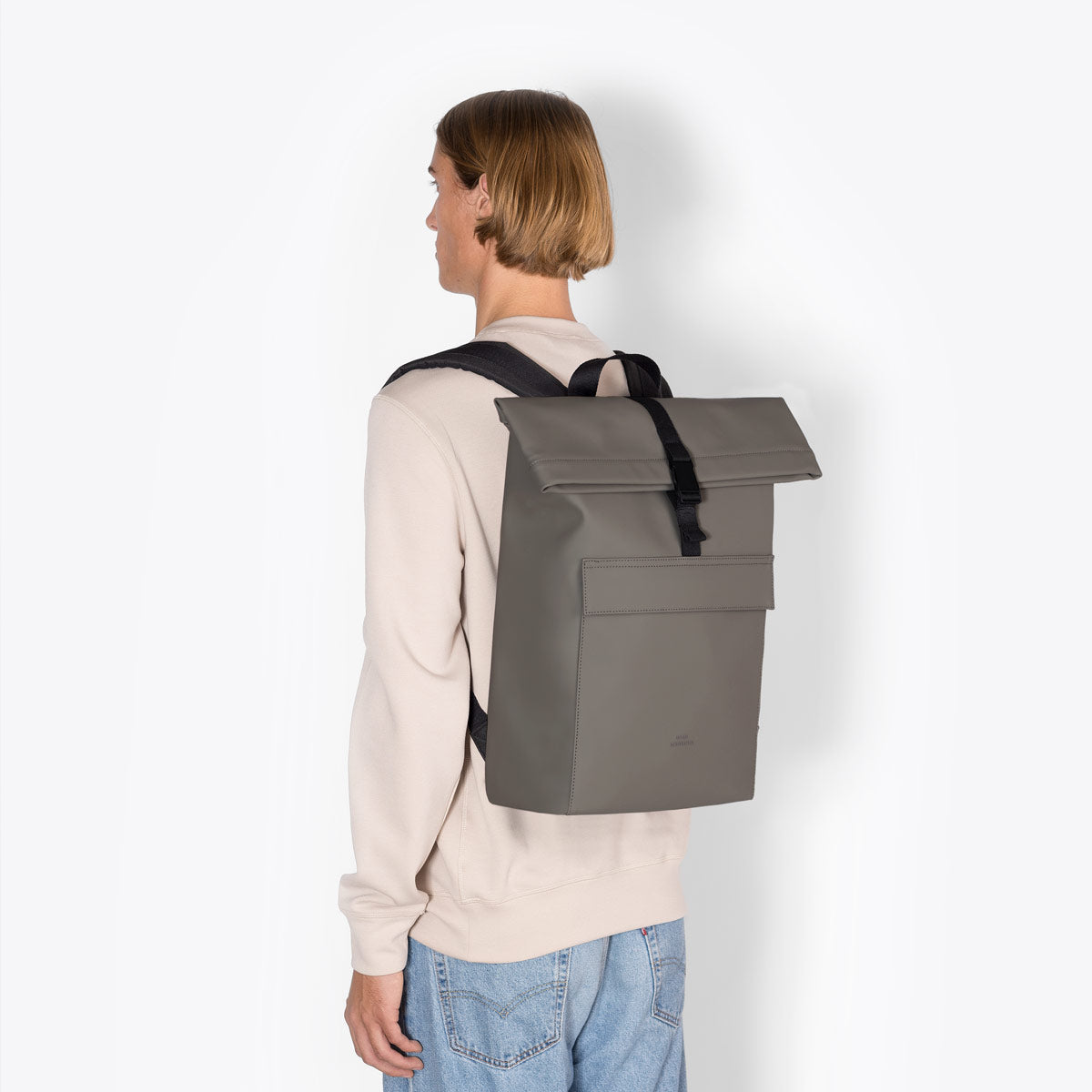 Jannik Roll-Top Backpack - Dark Grey / Medium