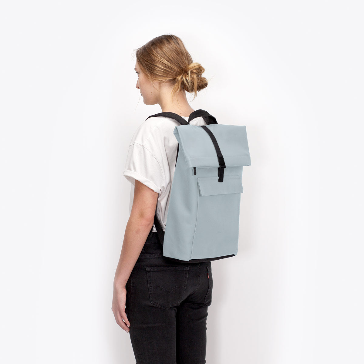 Jannik Roll-Top Backpack - Dusty Blue / Medium