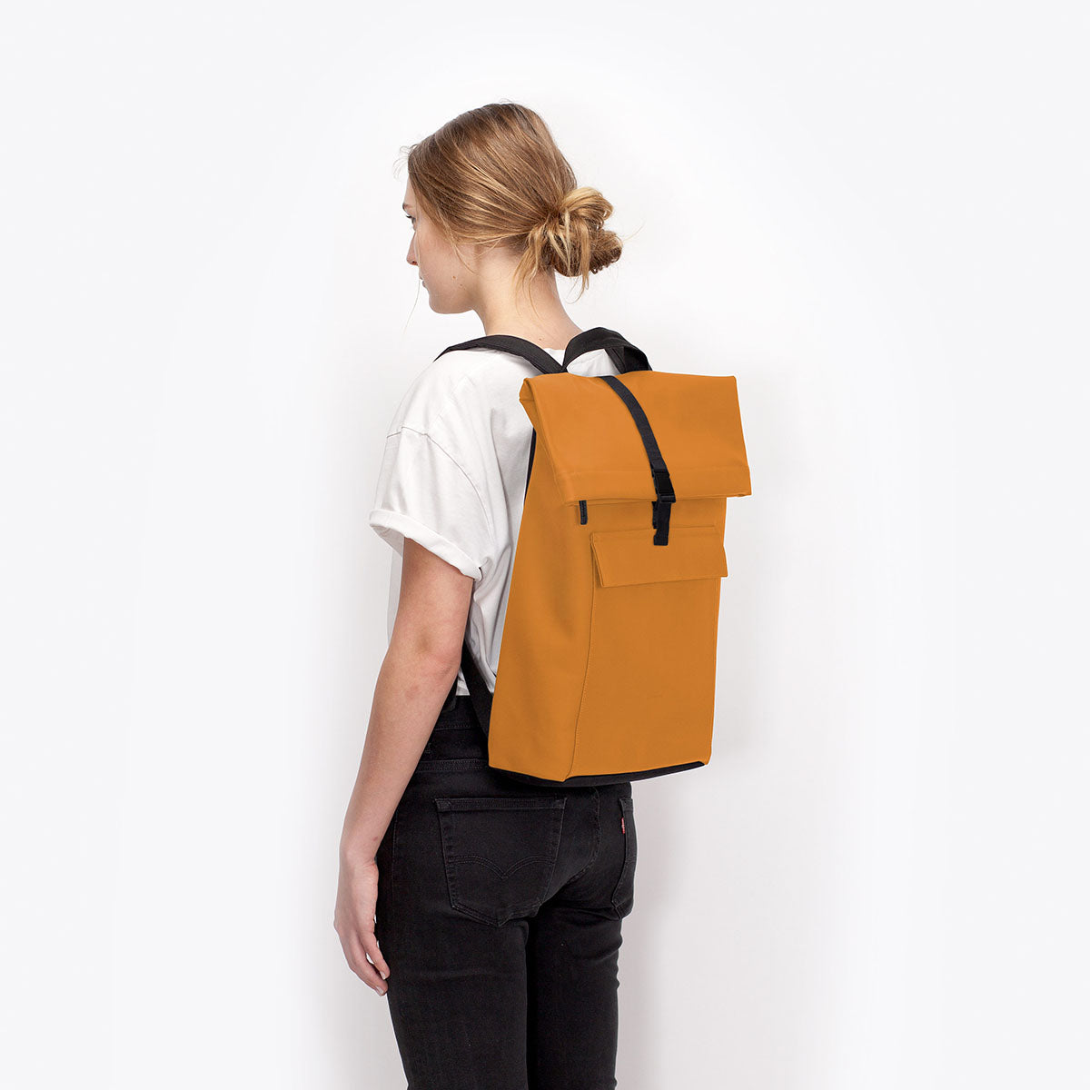 Jannik Roll-Top Backpack - Honey Mustard / Medium