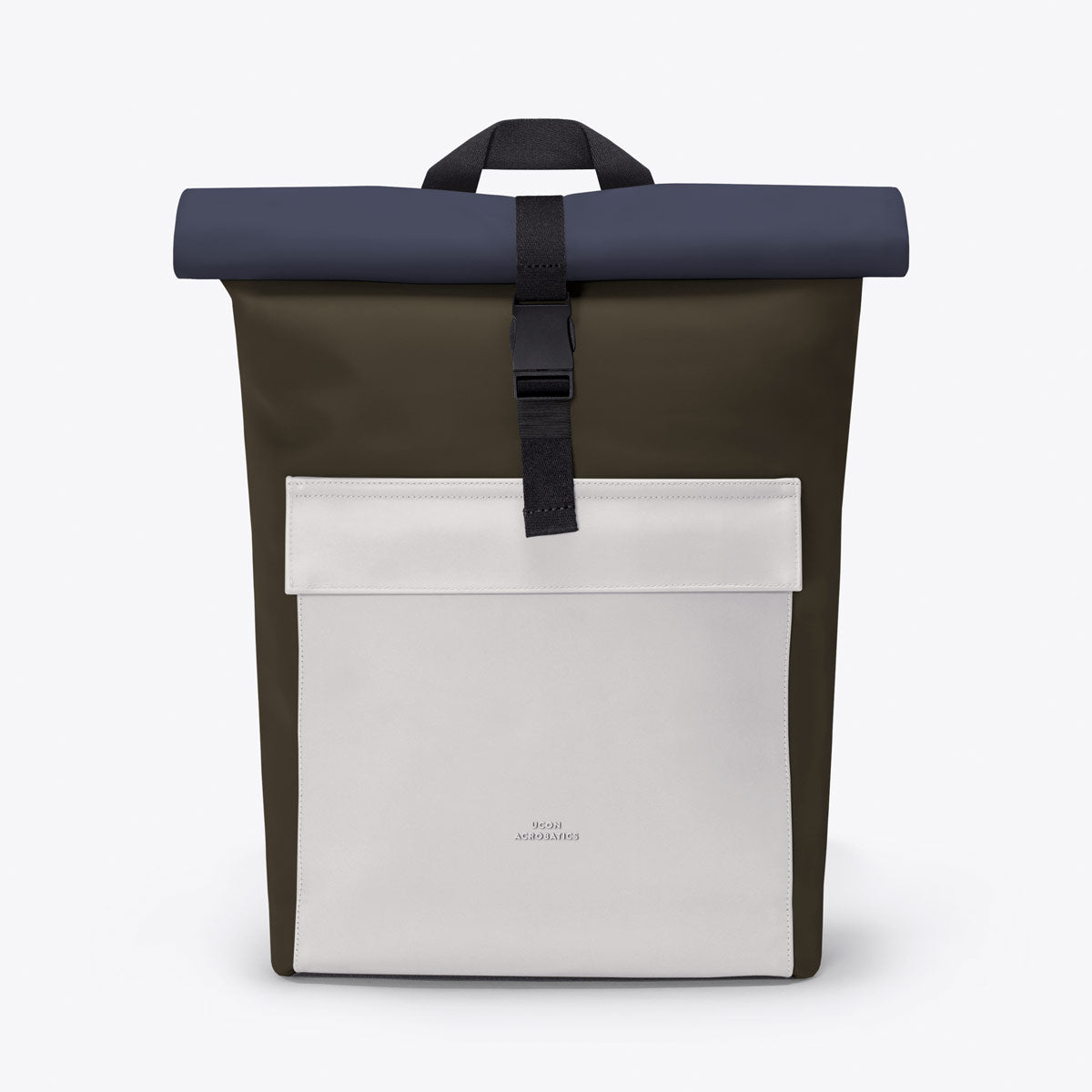 Jannik Roll-Top Backpack - Olive - Glacier Grey / Medium
