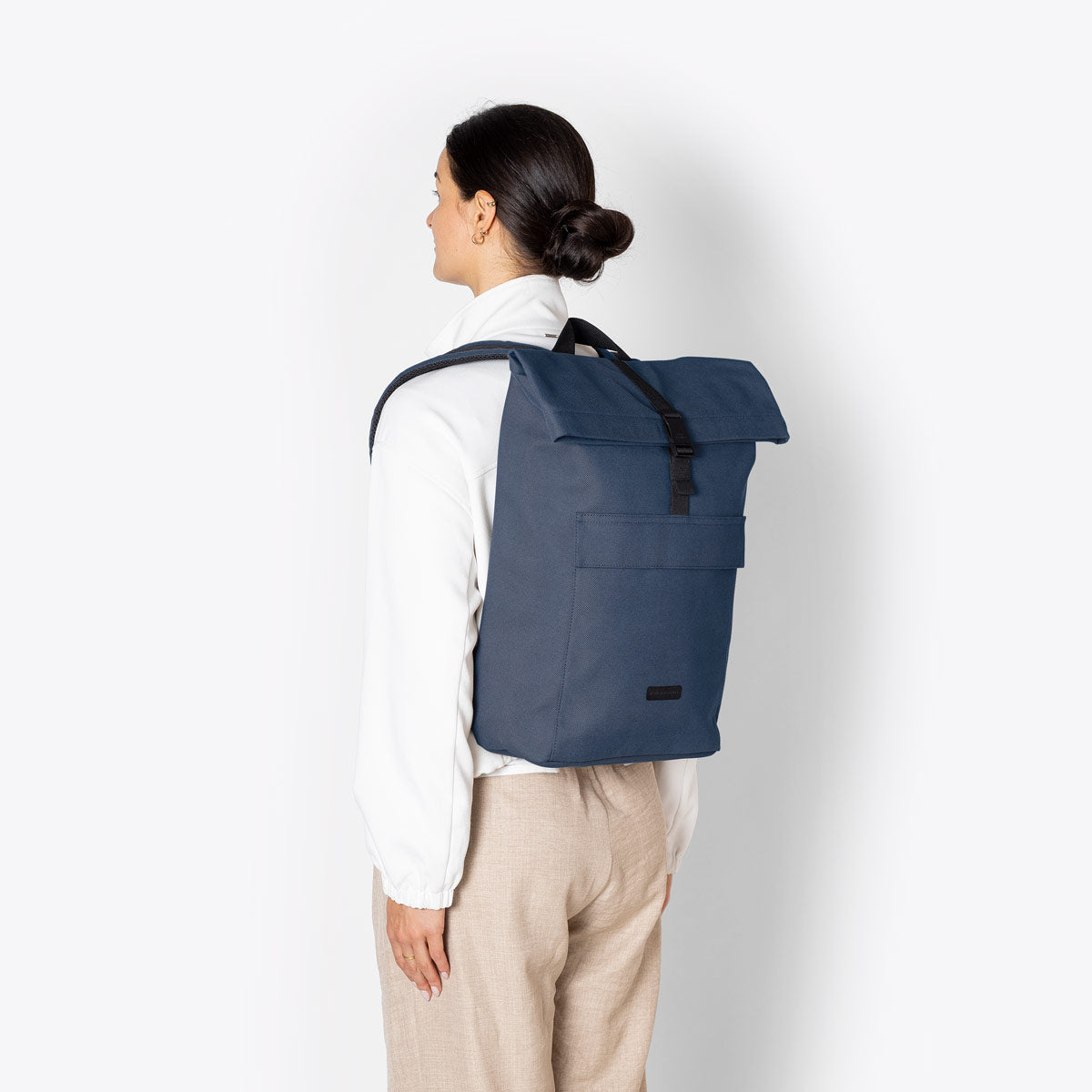 Jannik Roll-Top Backpack - Dark Navy / Medium