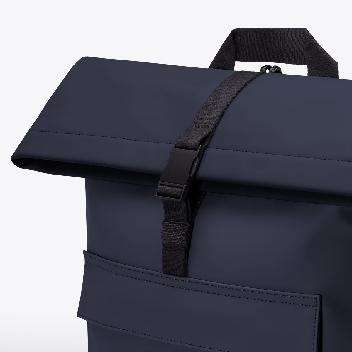 Jannik Roll-Top Pannier Backpack - Dark Navy / Medium