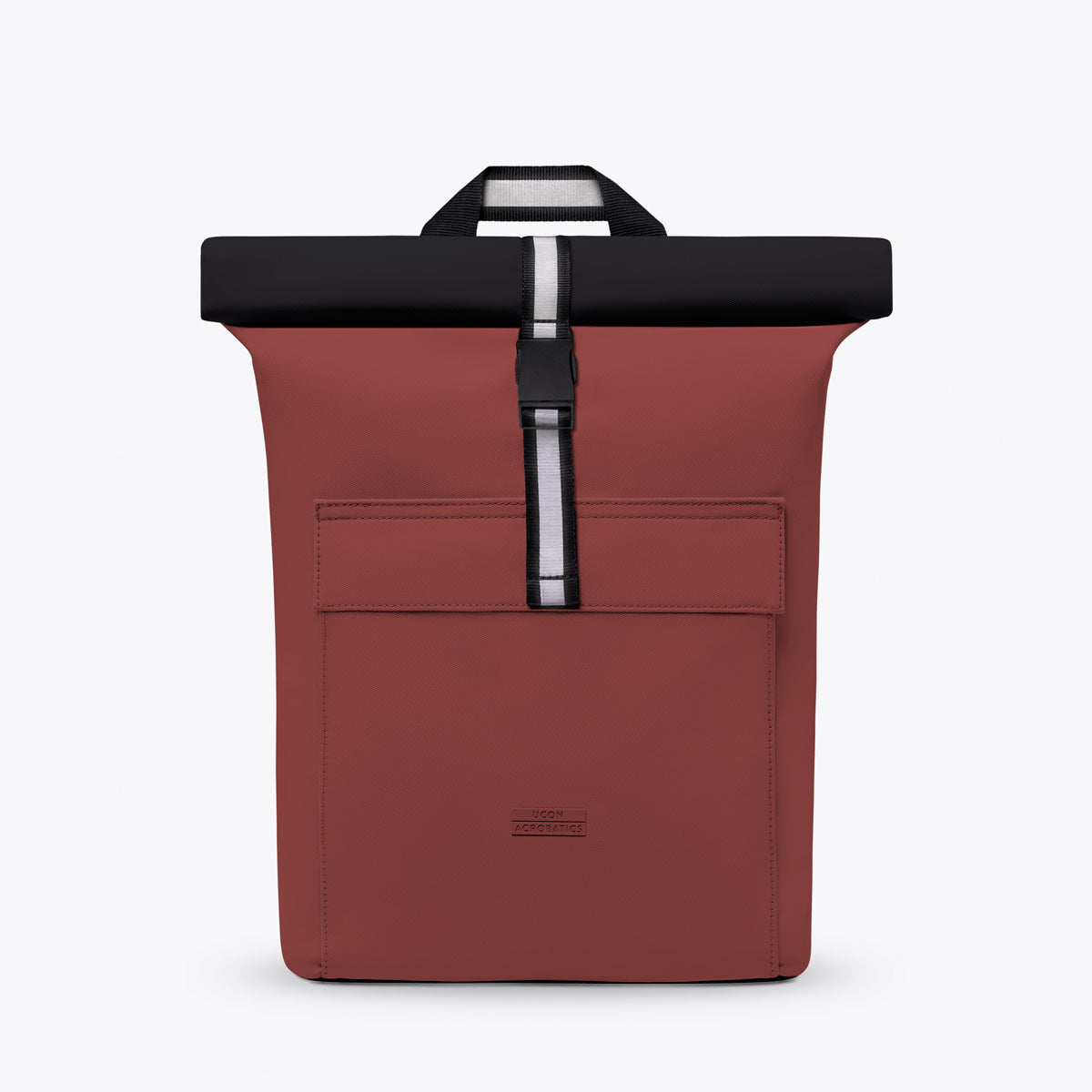 Jannik Roll-Top Backpack - Hibiscus - Black / Mini