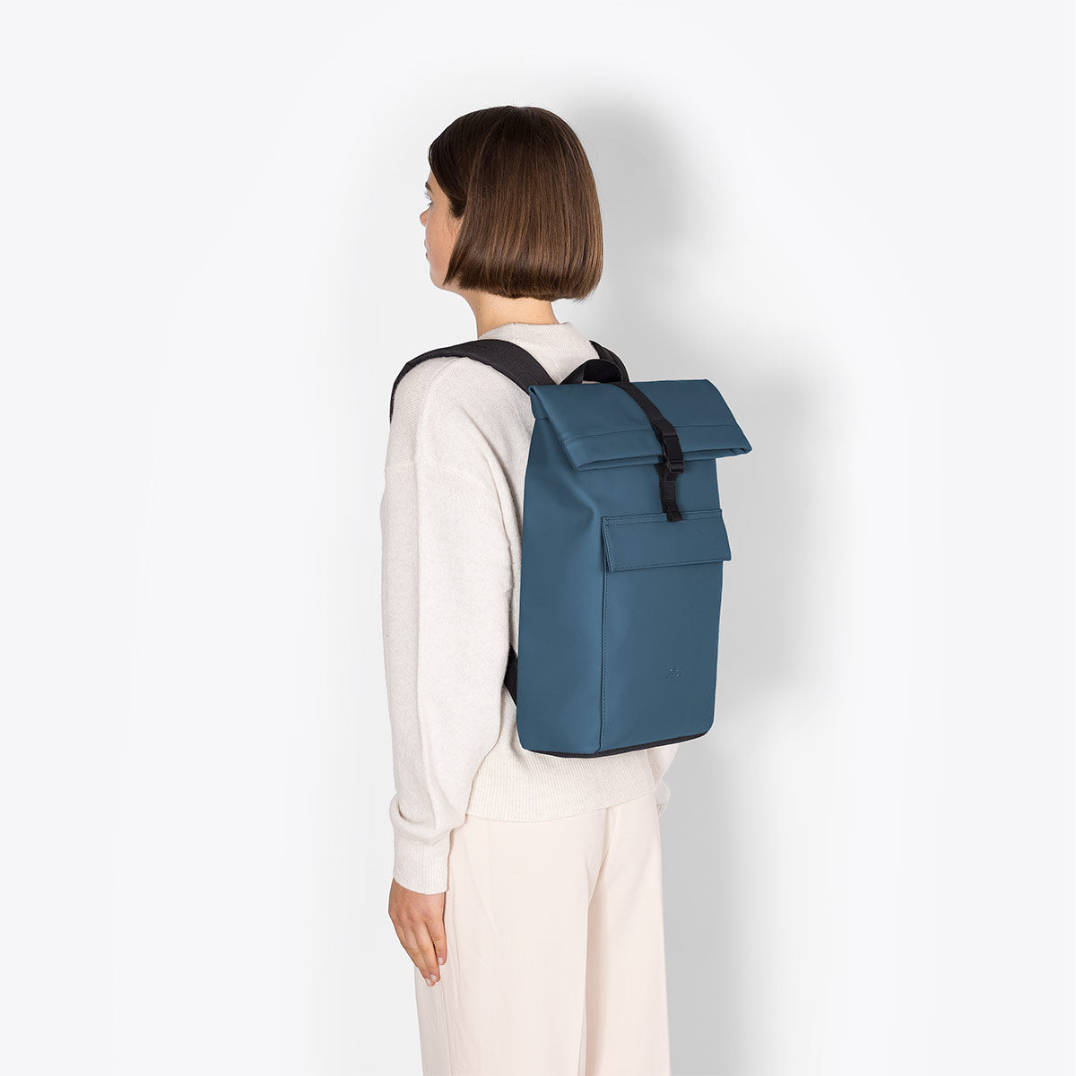 Jannik Roll-Top Backpack - Petrol / Mini