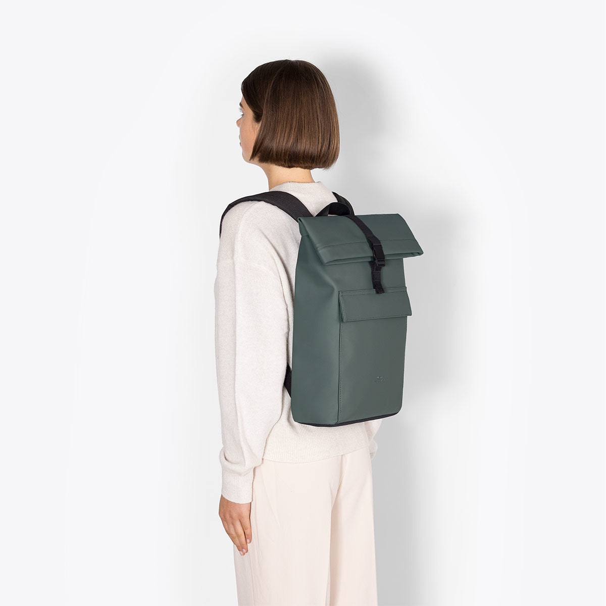 Jannik Roll-Top Backpack - Pine Green / Mini