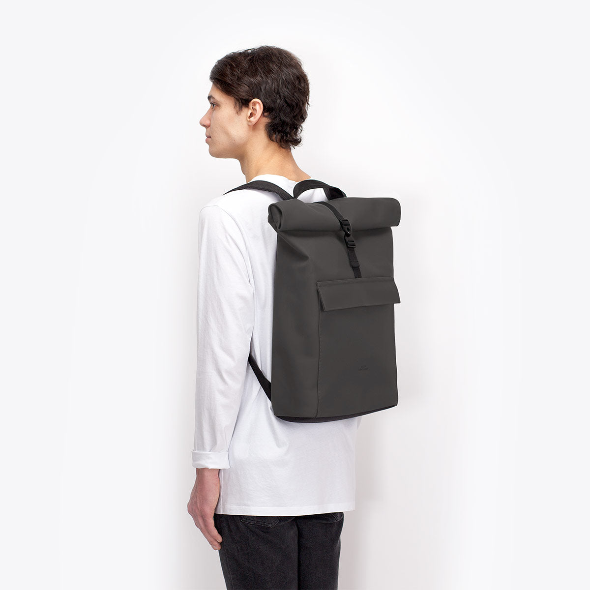 Jasper Roll-Top Backpack - Asphalt / Medium