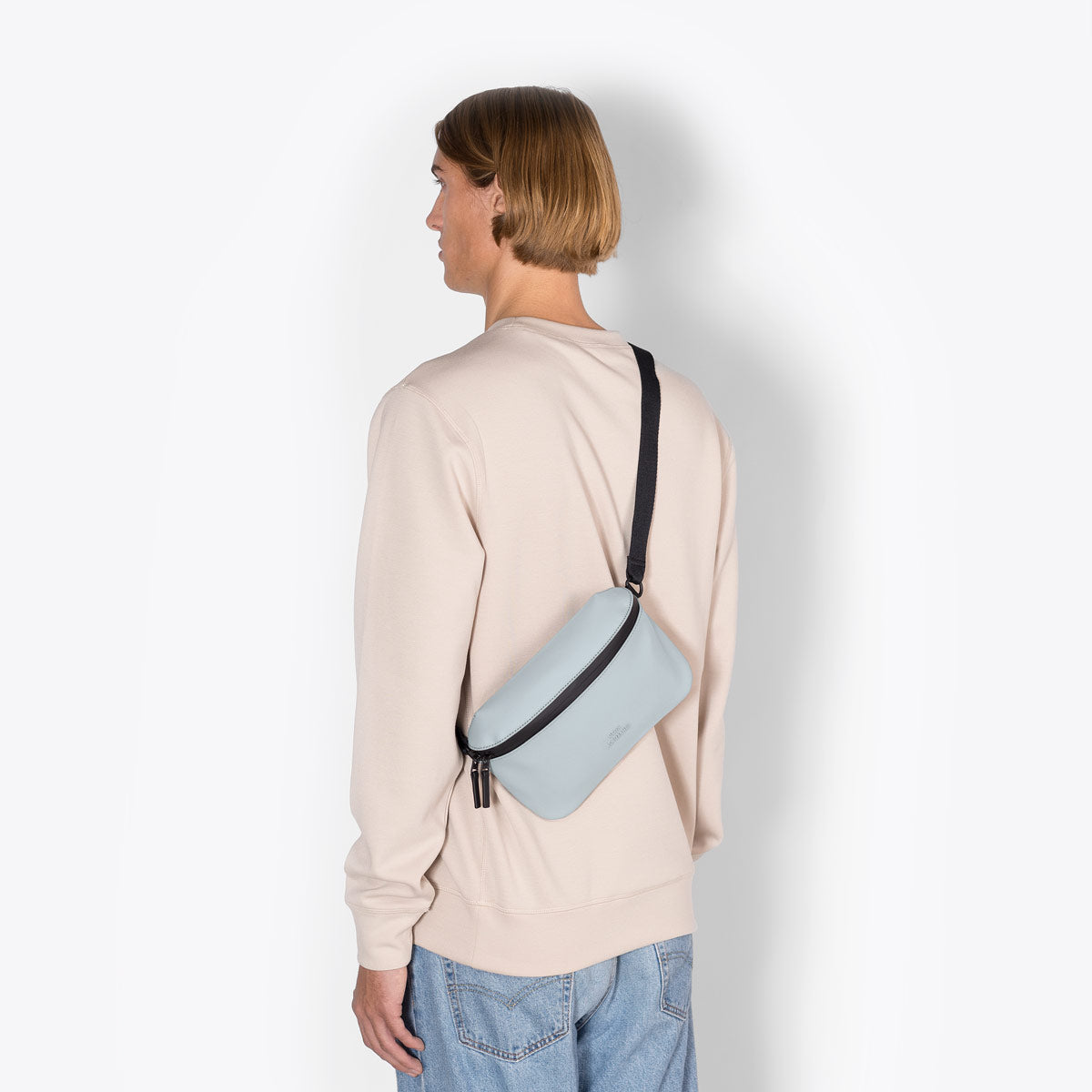 Jona Crossbody Bag - Dusty Blue / Large