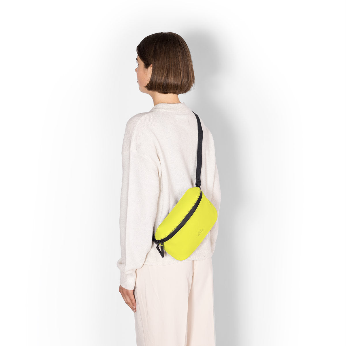 Jona Crossbody Bag - Acid Lime / Large