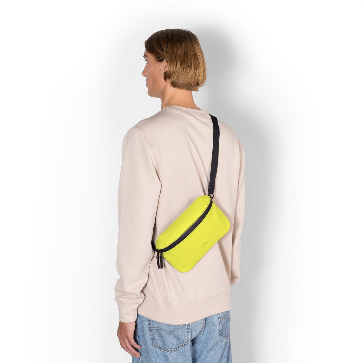 Jona Crossbody Bag - Acid Lime / Large