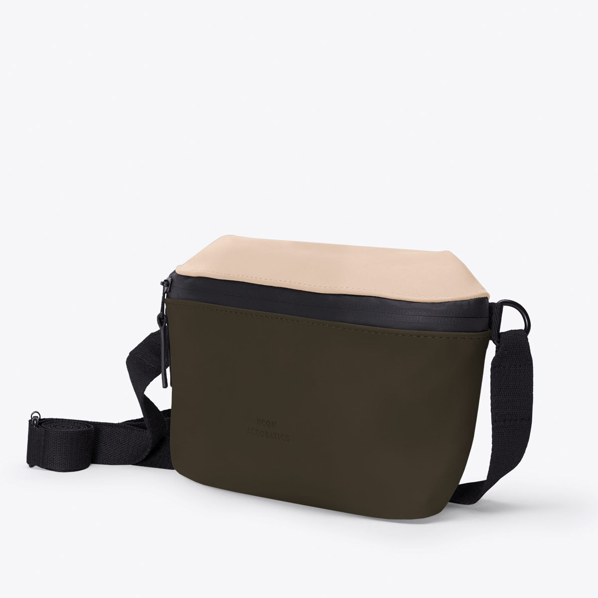Jona Crossbody Bag - Light Almond - Olive / Large