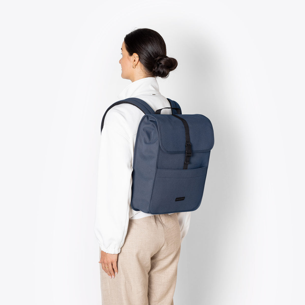 Kato Flap-Top Backpack - Dark Navy