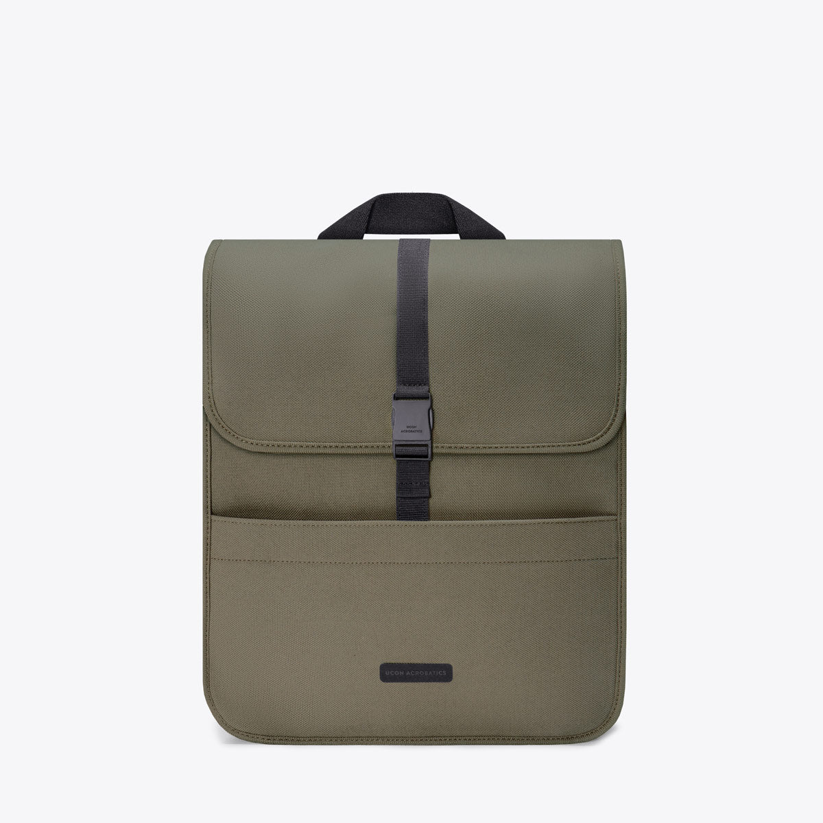 flap top mini backpack UNIFORM SMALL FOR PC WITH FLAP, BLACK/GREY STORM Open the main compartment to fit anything your heart desires Kato Flap-Top Backpack - Olive