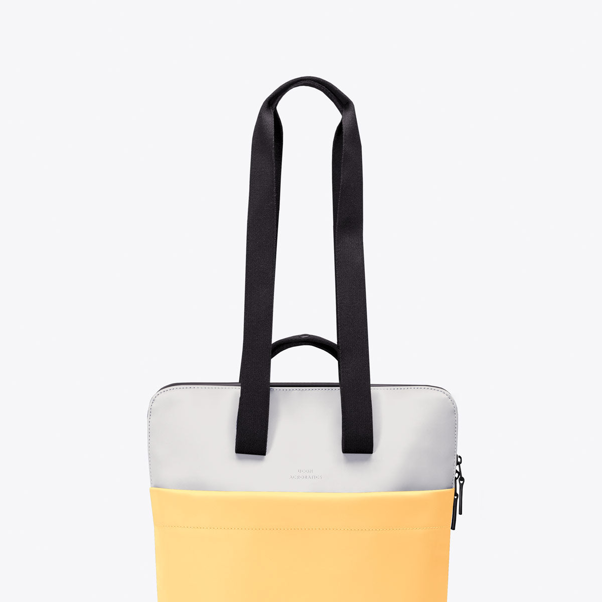 Masao Convertible Backpack - Glacier Grey - Lemon / Medium