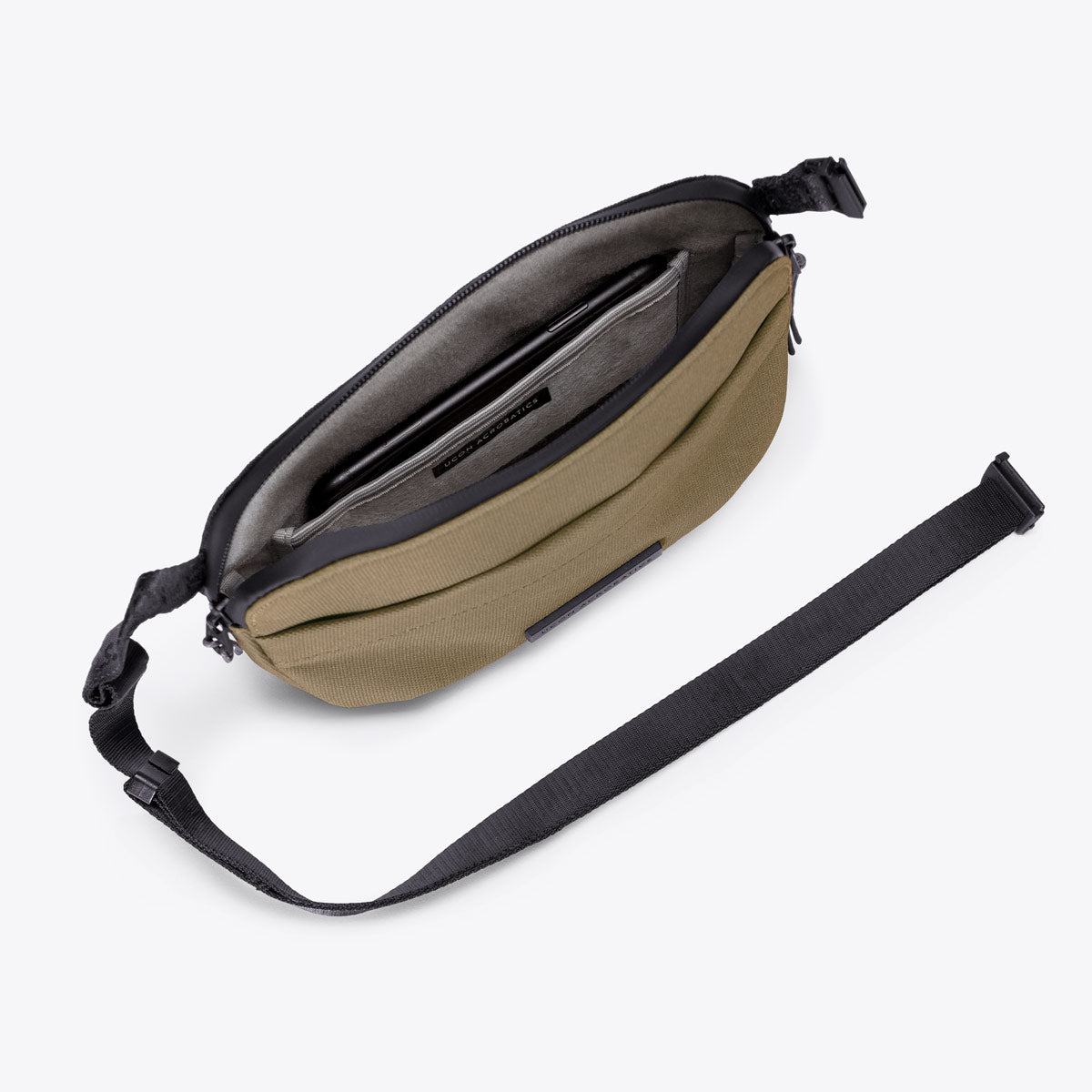 Melvin Crossbody Bag - Olive Reflective / Medium