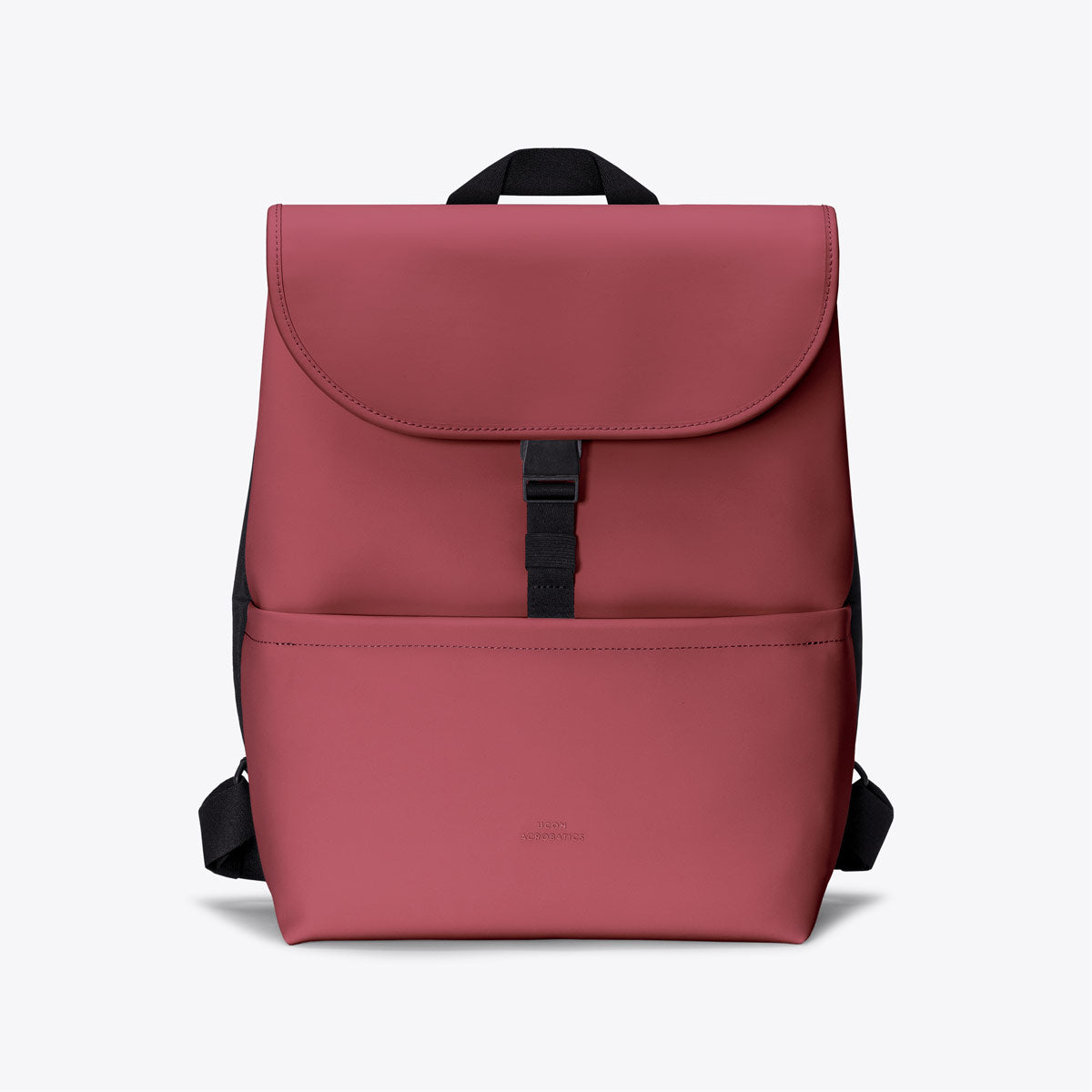 Mion Flap-Top Backpack - Burgundy