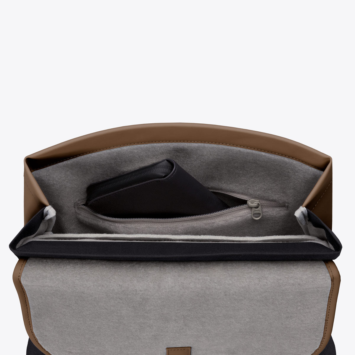 Mion Flap-Top Backpack - Chestnut