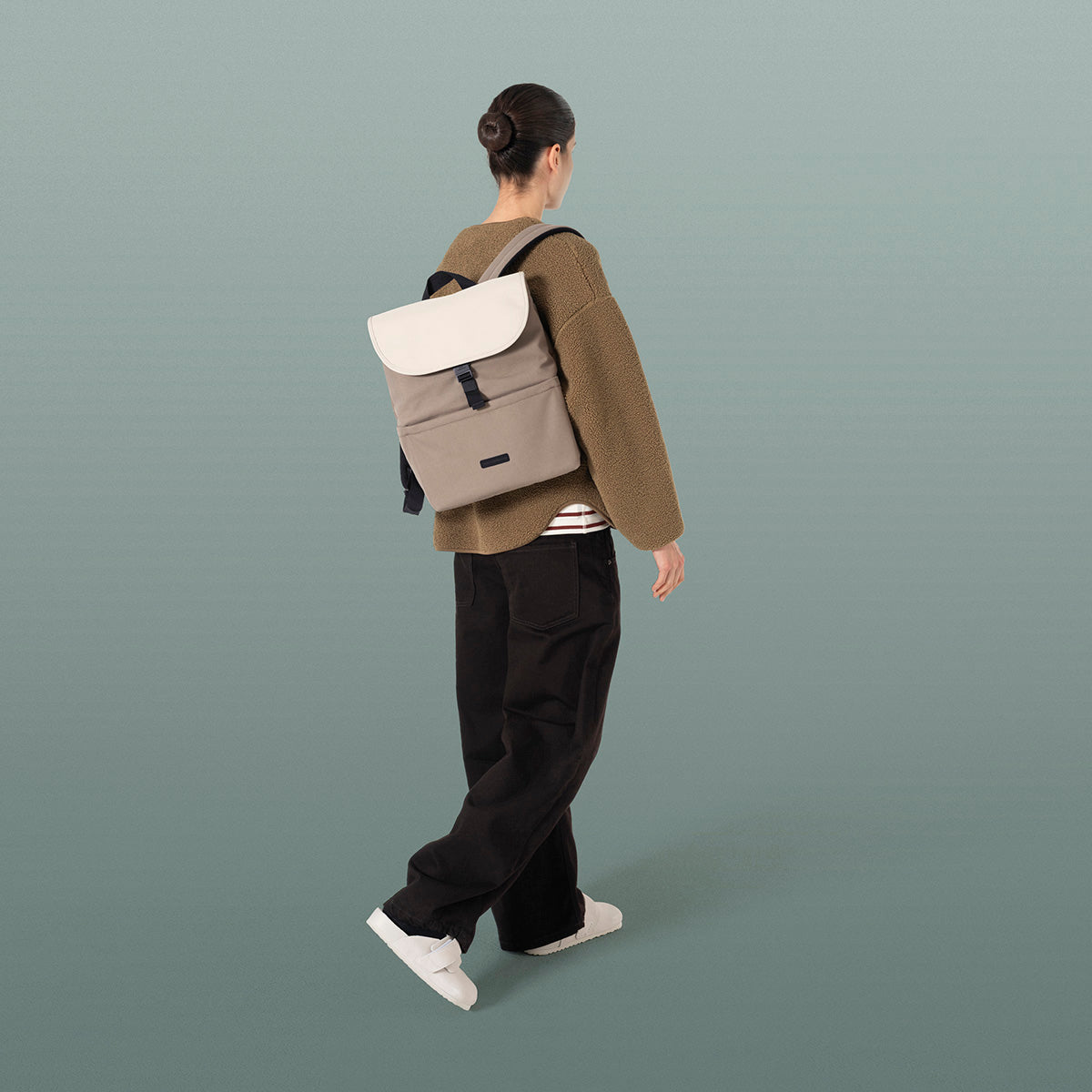 flap top mini backpack CONVERTIBLE TOTE Just like the larger model Mini Flap Backpack by Stoney