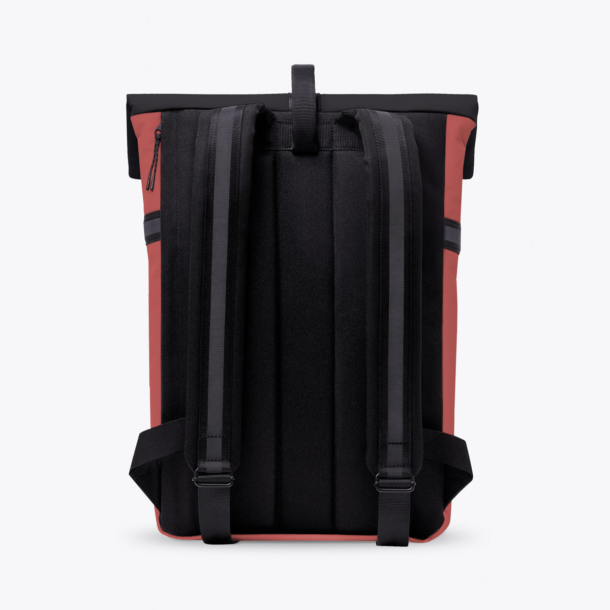 Niklas Roll-Top Backpack - Hibiscus - Black