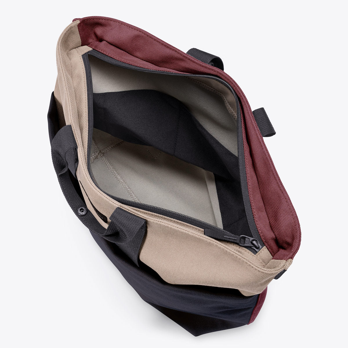 Nolan Convertible Backpack - Dark Sand - Black