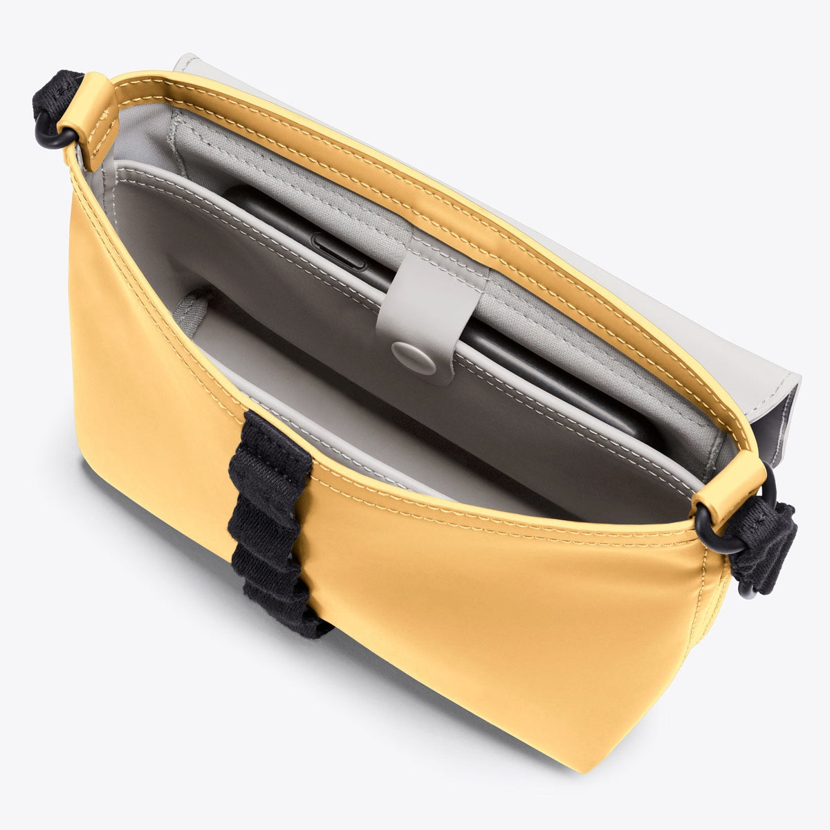 Yuri Shoulder Bag - Glacier Grey - Lemon